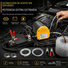 ⏰Bomba de transferencia eléctrica portátil autocebante de 12 V/24 V: microextractor de aceite y diésel para automóviles