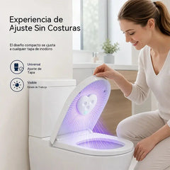 🚽 Esterilizador de inodoro UVC inteligente con sensor de movimiento, lámpara desinfectante para inodoro, dispositivo de desinfección UVC recargable e impermeable IPX4 para baño e inodoro, elimina el 99,9% de las bacterias para la higiene del hogar.