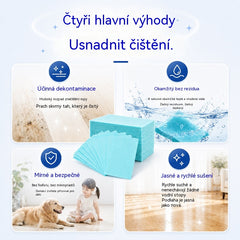 💦🏡【3 balenia, spolu 90 tabliet】Vo vode rozpustné čistiace obrúsky na podlahu