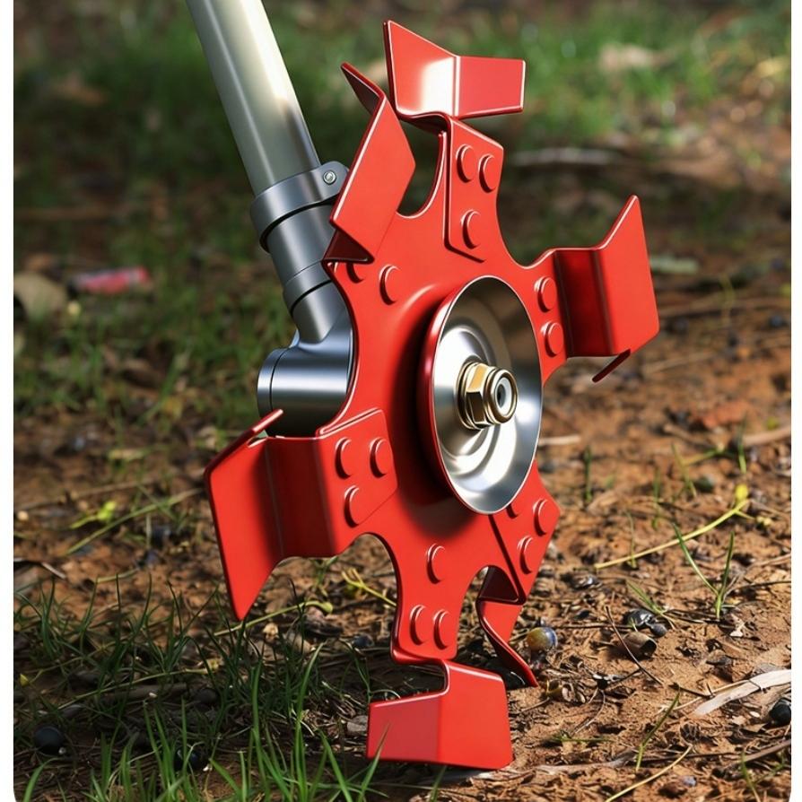 🔧🌿Rueda para excavar zanjas de acero al manganeso de alta dureza, ideal para excavar zanjas y cortar la hierba