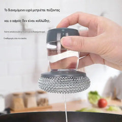 🧽 Cepillo estropajo con dosificador de detergente – ¡OFERTA LIMITADA! 💪 Ideal para ollas, sartenes y platos. Limpieza rápida y fácil, ¡sin esfuerzo! 🍳