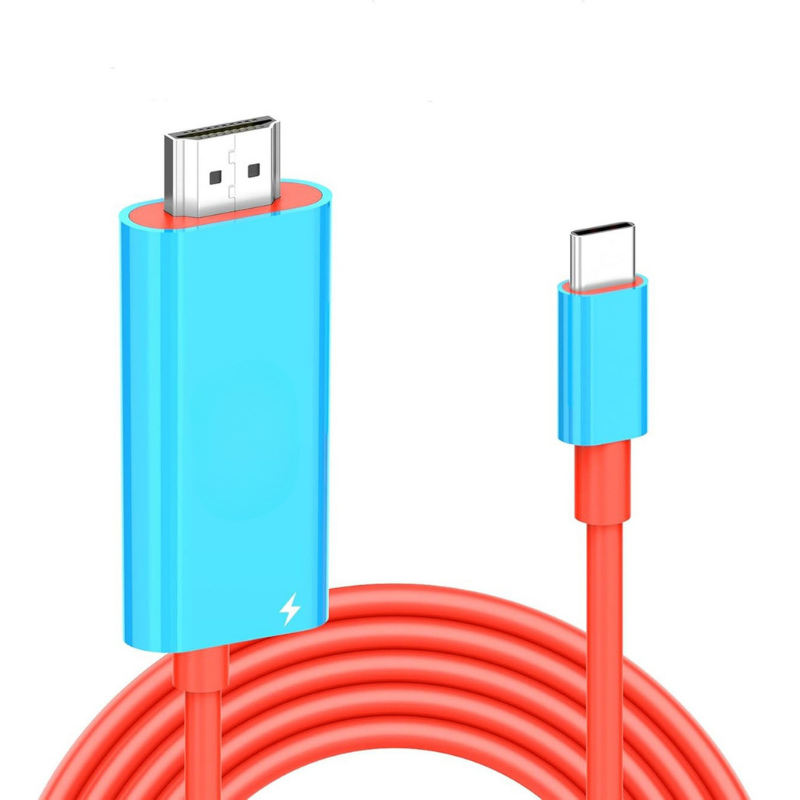 ✈️🔌(4K60Hz) Cable USB-C a HDMI portátil — compatible con teléfonos móviles, ordenadores y consolas de juegos portátiles, conectar y usar ⚡