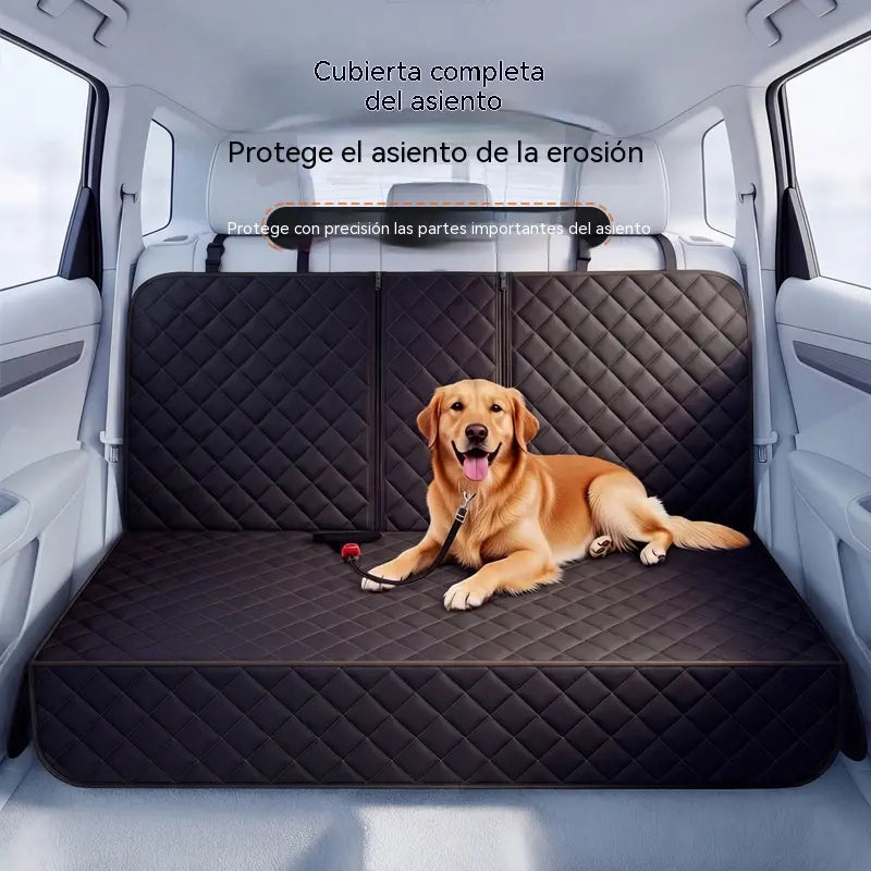 🚗 Asiento plegable para perros para el coche: impermeable, seguro y cómodo para mascotas 🐶