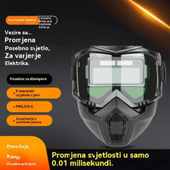 🔥⚡Automatski zatamnjujuća maska za zavarivanje za zaštitu očiju