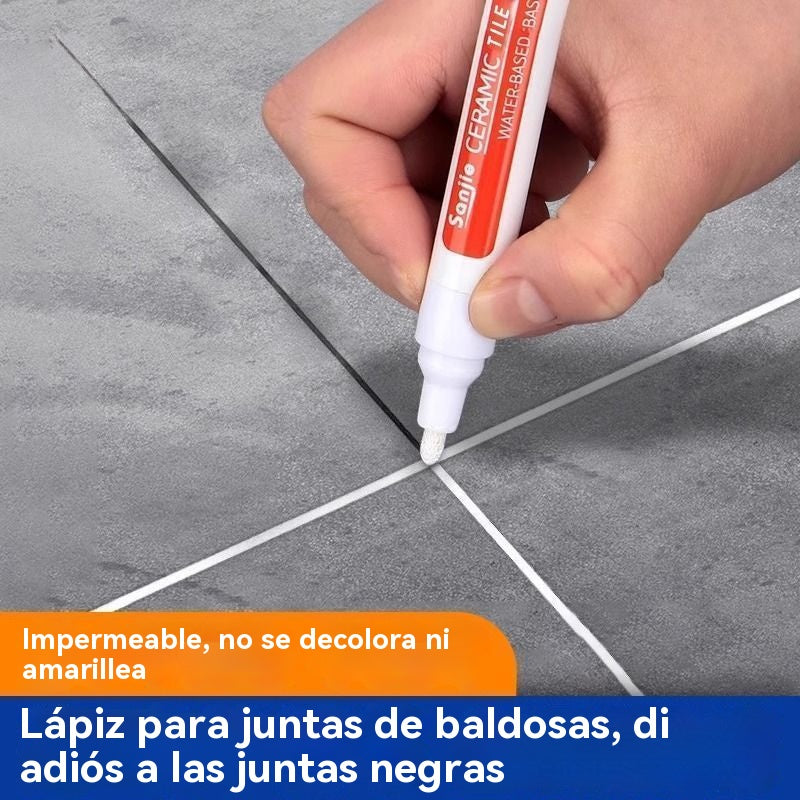 ✨【Compra 1 y lleva 1 GRATIS】Rotulador Reparador de Juntas para Azulejos – Elimina moho, cubre grietas y renueva tu suelo al instante 🏠 🎁 (Regalo del mismo color, solo necesitas elegir el color una vez)