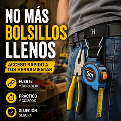 🔥Cinturón ajustable y cómodo con hebilla de velcro universal elástica.