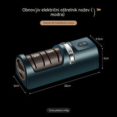 ⏳ Časovno omejen 40 % popust! 🔪 Večnamenski brezžični električni brusilnik za nože, polnilni ✨