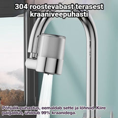 💧✨ 304 roostevabast terasest kraaniveefilter | Sügavpuhastus, eemaldab sette ja lõhnad, kiire paigaldus, ühildub 99% kraanidega 🚰