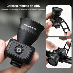 🔔2 unidades a 28 euros⚡ Claxon Eléctrico para Bicicleta 120 dB – Recargable por Tipo‑C, Impermeable IP4, Campana de Seguridad para MTB y Plegable 🚲💨