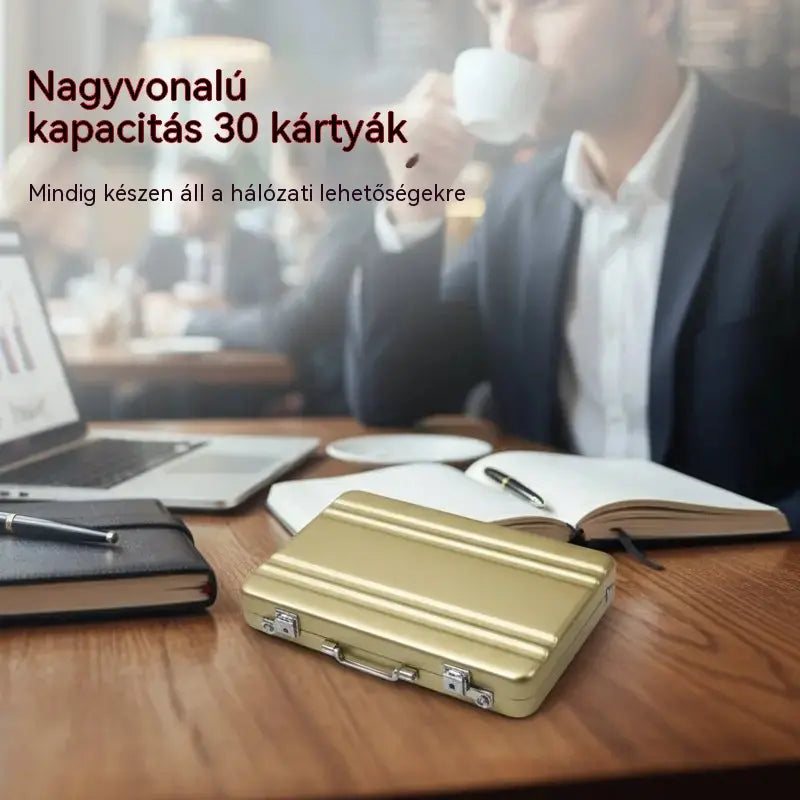 💼 Mini alumínium kártyatartó | Kompakt, elegáns és tartós ✨