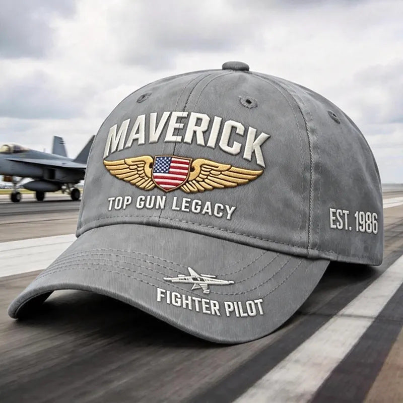 🧢✈️Esta gorra de béisbol ajustable presenta un diseño inspirado en la aviación de combate, lo que la convierte en la opción perfecta para los entusiastas de la aviación de combate.