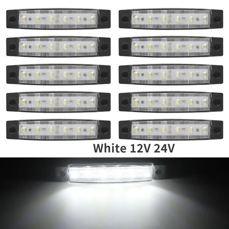 🚗💡10 luces LED de posición lateral para camiones