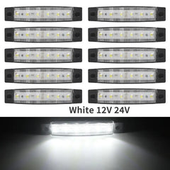 🚗💡10 luces LED de posición lateral para camiones