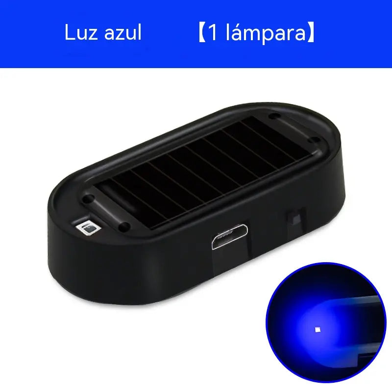 📢🚗 2 piezas 26 euro ⏰ Lámpara LED solar antirrobo con luz intermitente