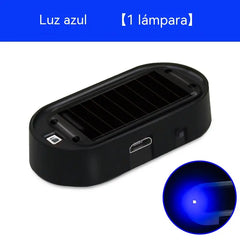 📢🚗 2 piezas 26 euro ⏰ Lámpara LED solar antirrobo con luz intermitente