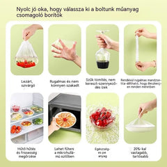 🥗✨ 450 eldobható ételfedő | Rugalmas fedők tányérokhoz, tálakhoz és edényekhez