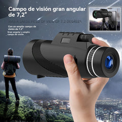 🔥【Compre 1 y obtenga 1 gratis】🔭Telescopio monocular portátil de alta definición y alta potencia para exteriores de 40x60