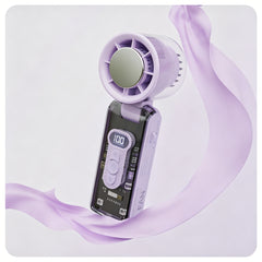 ❄️🌀 Ventilador de mano plegable 3 en 1 – control de velocidad de 100 niveles y refrigeración turbo de 13.000 RPM 🔋 Batería de 1800 mAh, linterna LED + SOS para viajes y camping 🌲🏕️