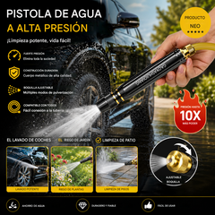 💧🚗Nueva boquilla de lavado de autos de alta presión, universal para regar flores, lavar autos y limpiar el suelo