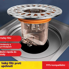 🔥Kupte jeden a druhý dostanete zdarma✨Univerzální jádro podlahové vpusti proti zápachu s voštinovým filtrem
