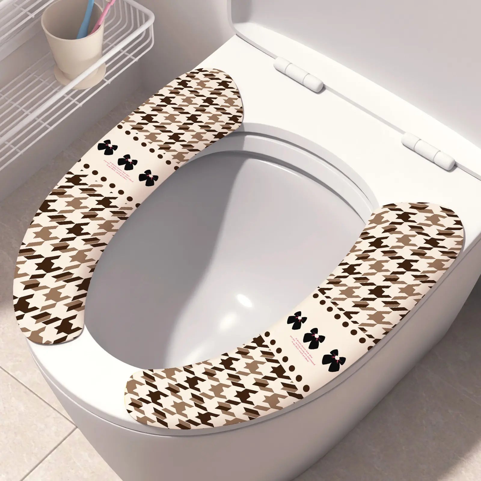 📢📢 5 pares 25 euro  🚽 Fundas electrostáticas para asiento de inodoro: almohadillas adhesivas sin dejar rastro, 5 pares