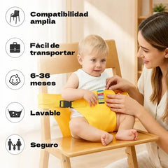 👶✨Cinturón de Seguridad Portátil para Trona de Bebé | Arnés Universal para Silla de Comida Infantil | Ideal para Viajes y Salidas con Niños