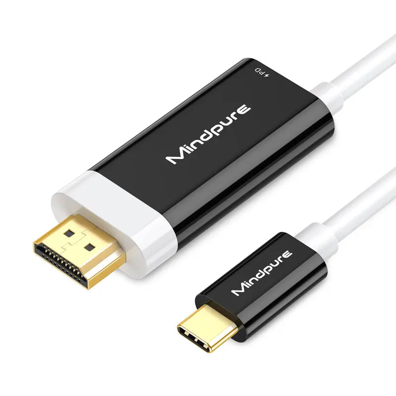 Cable de transmisión USB Tipo-C a HDMI, 4K/30Hz, 2 metros.