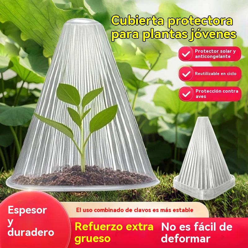 🔥20 piezas 25 euros🥬🥦Plántulas de melón, plántulas de hortalizas, cubiertas vegetales: conservación térmica, protección contra aves, insectos