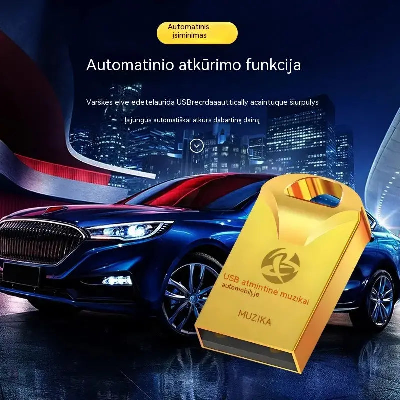 🔥🔥【32 GB】Aukštos kokybės universalus USB raktas muzikai automobilyje【2 500 populiarių dainų + 100 vaizdo įrašų】