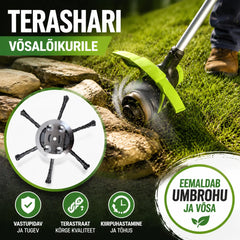 🔥✨【Osta 1, saa 1 tasuta: 2 tükki】🔥 Vahetatav lõikepea muruniidukile/võsalõikurile - terasest lõikepea rohu niitmiseks 🌿✂️⚙️