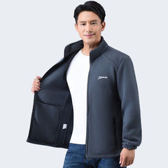 【XL-5XL】Chaqueta de Terciopelo Grueso de Lana para Hombre, Talla Grande, Cálida y Cómoda para Otoño e Invierno【40% de Descuento】