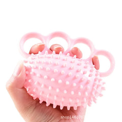 Pelota ortopédica para la recuperación de dedos y manos, con anillos de fijación, dispositivo de entrenamiento de fuerza y movilidad para personas mayores o con secuelas de un derrame cerebral.
