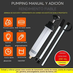 🔥 1 juego 28 euro 🚗 ¡Con solo pulsar un botón extrae el combustible! Extractor manual de fluidos: imprescindible para cualquier taller mecánico 💪🛢️