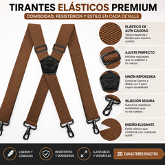 📢📢¡50% DE DESCUENTO! 🧷Corsés de hombre con espalda cruzada y clips🧷
