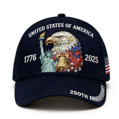 🔥【Compra 1 y llévate 1 gratis】🗽Gorra conmemorativa del aniversario de EE. UU./Gorra de béisbol