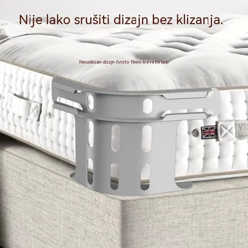 Set od četiri komada🛏️ Skrivene kopče za plahte s četiri kuta – sprječavaju pomicanje ili klizanje plahti, držeći ih ravnima i sigurnima.