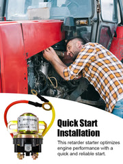 【Compra 1, llévate 1 gratis】🚚Relé de arranque de motor de 12 V/24 V, adecuado para automóviles, vehículos agrícolas, etc.