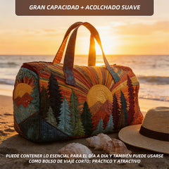 💐🌸Bolsa de viaje acolchada Hippie Van