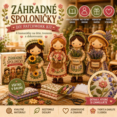 🎁Posledný deň: Využite zľavu 49 %! 🧵 Miniatúrna patchworková sada zo série Miniature World.