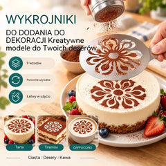 Forma do kawy latte art ze stali nierdzewnej