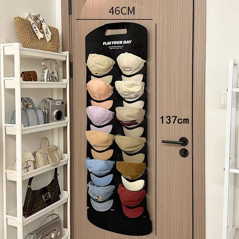 🔥🧢 ¡50% de descuento! 🎩 Perchero colgante de 12 bolsillos: mantiene los sombreros en forma y evita las arrugas. Ahorra espacio y es fácil de colgar. 🏠✨