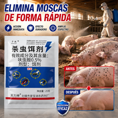 【10 Paquetes】🦟 Especialmente diseñado para el control de mosquitos y moscas en granjas, ¡un paquete puede matar pulgas/saltamontes/cucarachas/moscas/mosquitos!
