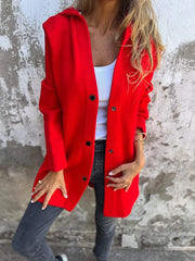 【S-5XL】Chaqueta casual con capucha para otoño e invierno.