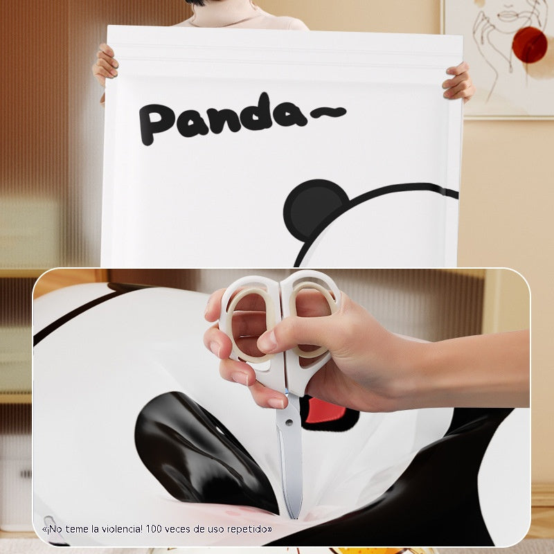 🧳【60*80cm】【Juego de 5 piezas】💨 Bolsa de almacenamiento al vacío grande y compresible: no requiere bomba, es a prueba de fugas e ideal para ahorrar espacio en maletas y en casa ✈️