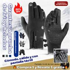 🔥❄️⛷️Otoño e invierno al aire libre ciclismo escalada guantes de esquí cálidos guantes de lana impermeables a prueba de viento🧤