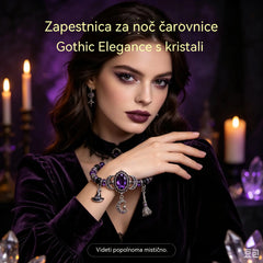 🔥 Zadnji dan 49 % popusta – 🔮 Zapestnica za zdravje s kristalnim obeskom Luna