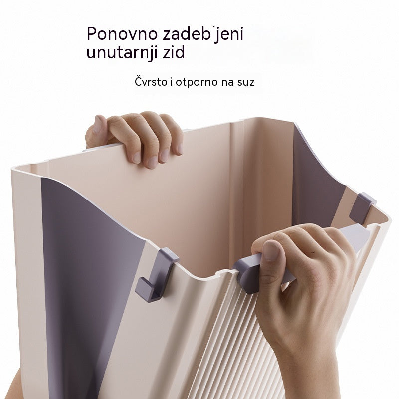 🗑️🚪Viseća sklopiva kanta za smeće za kuhinju, viseća kanta za smeće za vrata kućnog ormarića