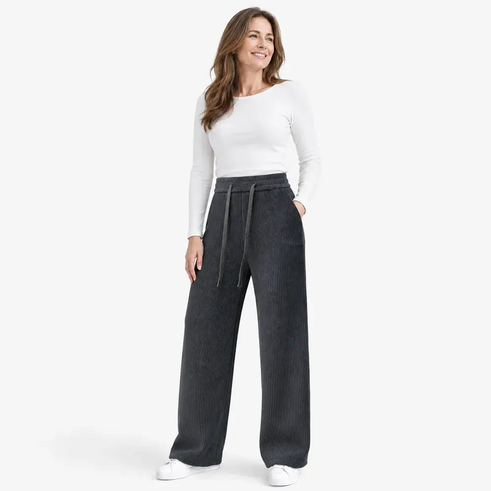 👖【40–110 kg】💖 Nové dámské volné strečové kalhoty