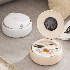 Caja magnética para agujas e hilos, caja de herramientas portátil para agujas e hilos de uso doméstico.