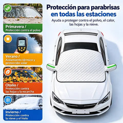 ❄️☀️Cubierta para parabrisas de coche | Protección Antinieve, Antihielo y Solar | Funda Impermeable y Térmica Universal ✨